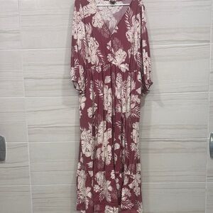 Torrid Floral Long Sleeve Dress